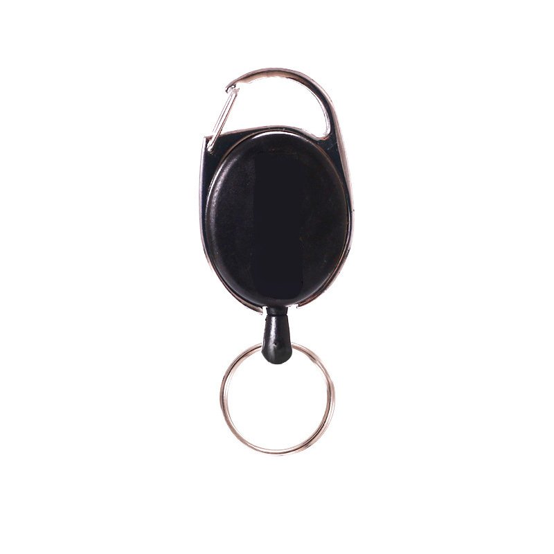 heavy duty oval retractable metal frame ID badge reels key holder