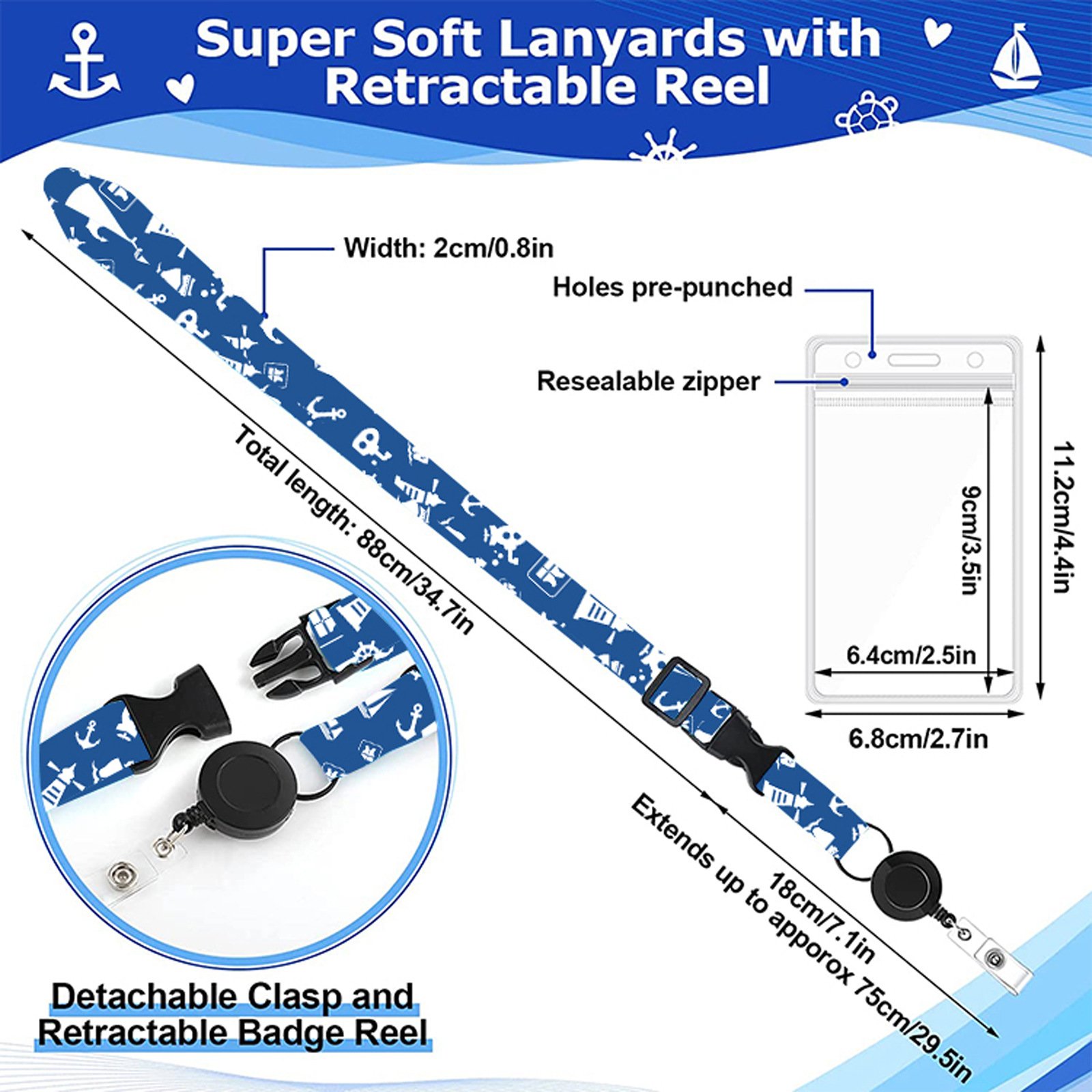 Cheap Custom Wholesale Price Anime Lanyard With ID Card Holder Insert Adjustable Ladder Web Lanyard Buckle Retractable Lanyard