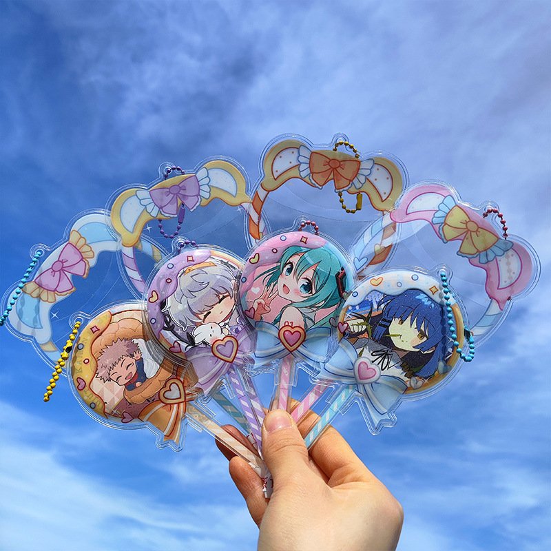 Lollipop bag badge protective cover pvc Candy Grain beauty display set grain storage decorative pain bag pendant
