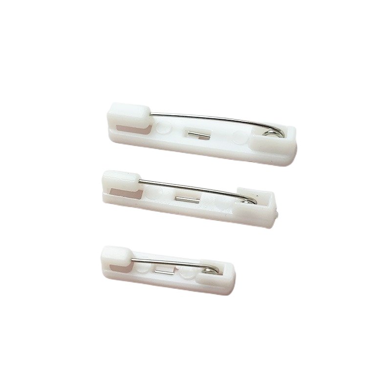 Stock Available China Factory Wholesale Name Tag Manufacture Plastic Safety Pin