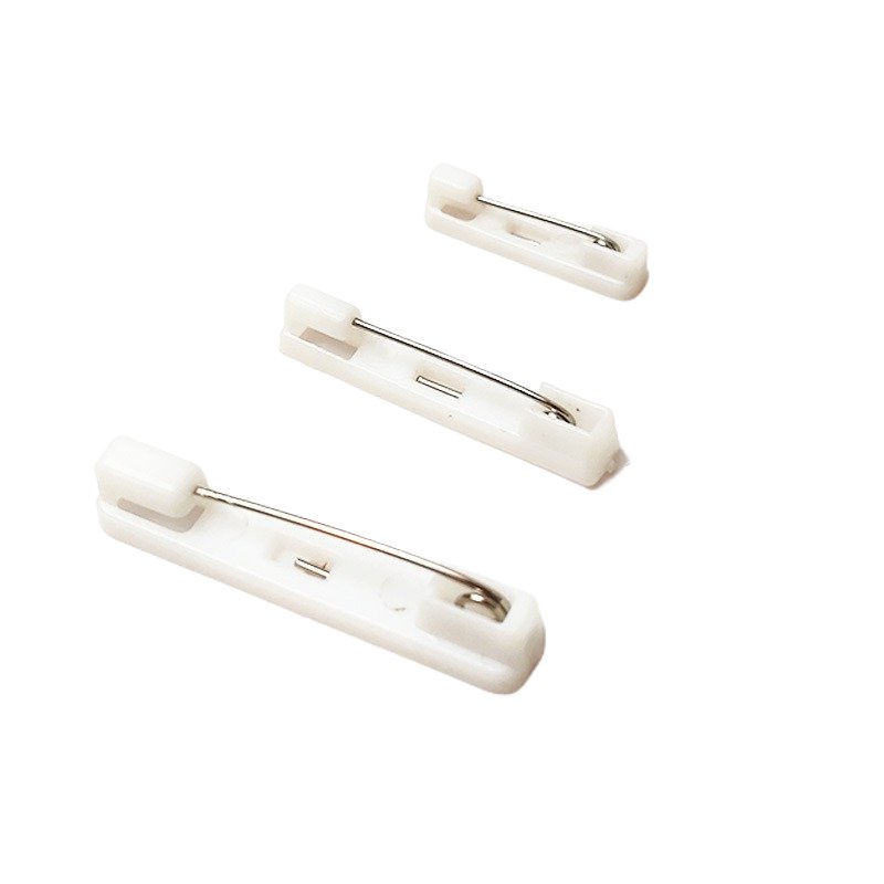 Stock Available China Factory Wholesale Name Tag Manufacture Plastic Safety Pin