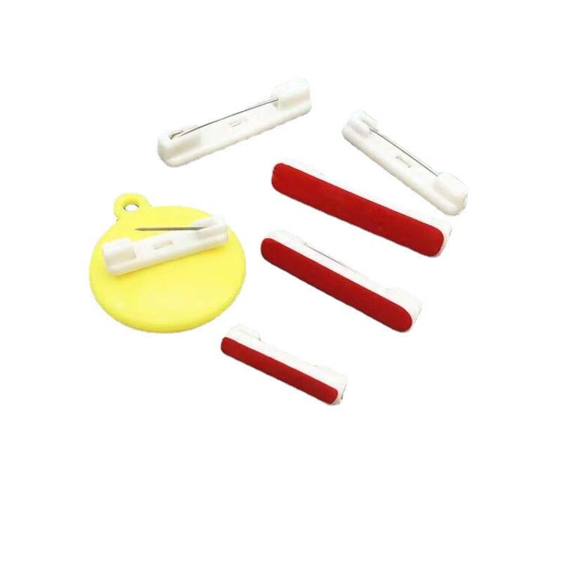Stock Available China Factory Wholesale Name Tag Manufacture Plastic Safety Pin