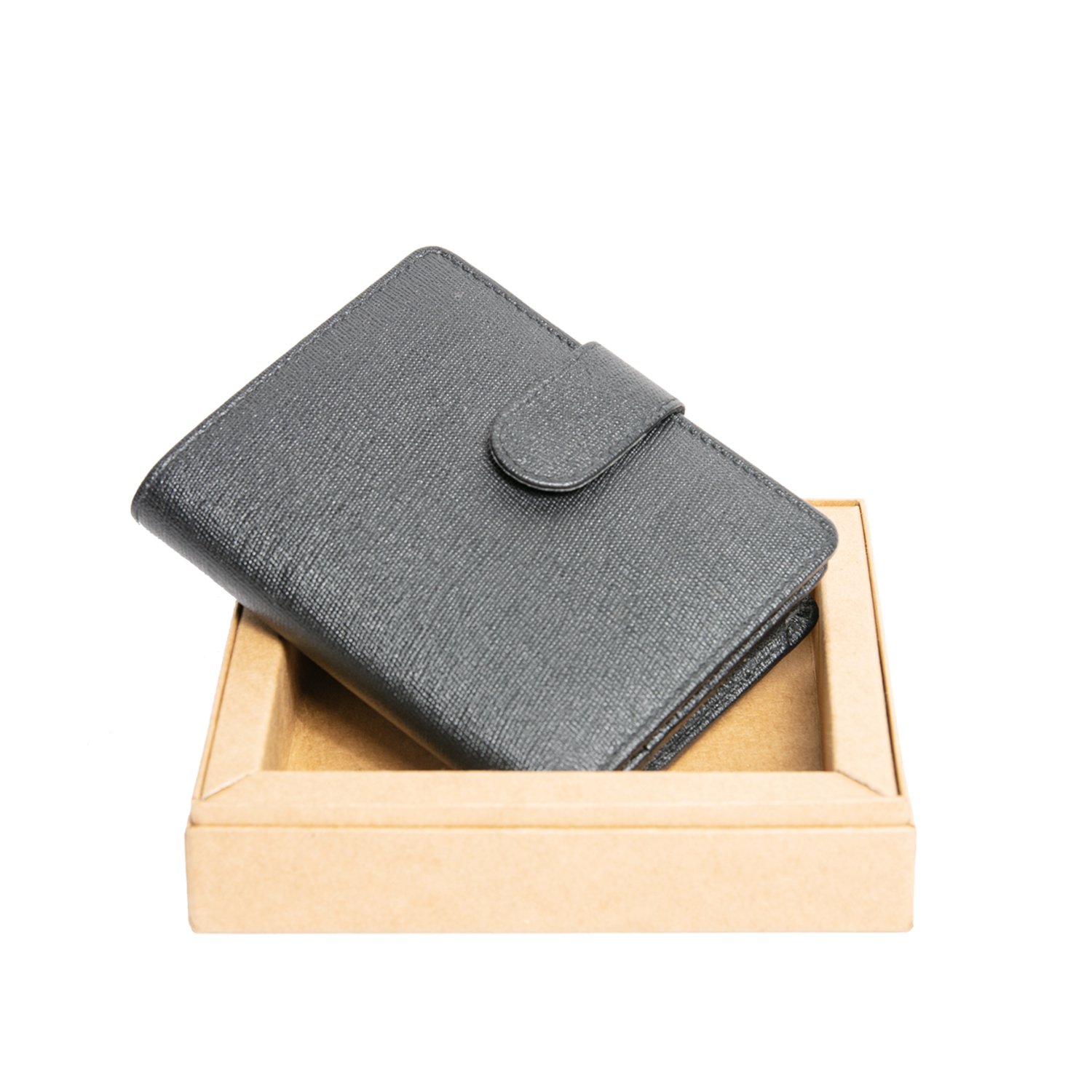 Hot Selling Men's Vintage Style Bifold Genuine Leather Wallet Premium Short RFID Feature Card Holders for Cash Storage