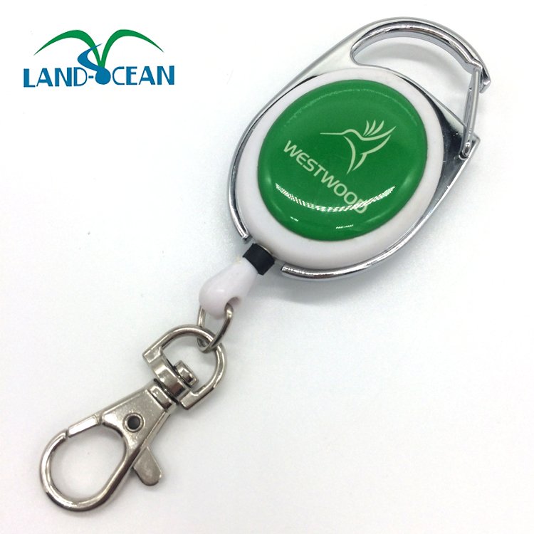 Wholesale multi-style yoyo carabiner retractable id badge holder pull reel