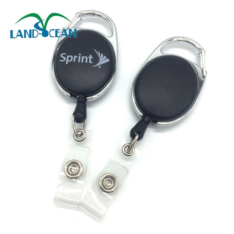 Wholesale multi-style yoyo carabiner retractable id badge holder pull reel
