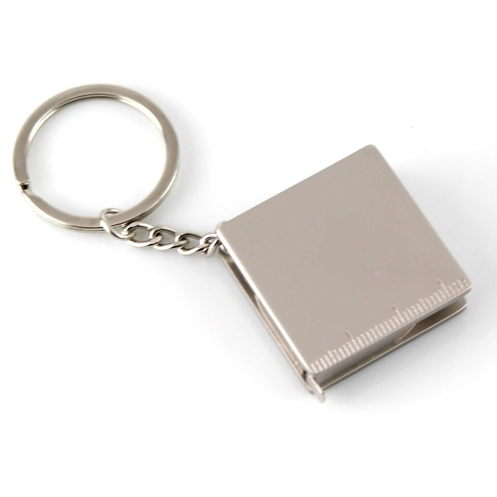Mini Zinc Alloy Retractable Practical Tape Measure Tool Keychain