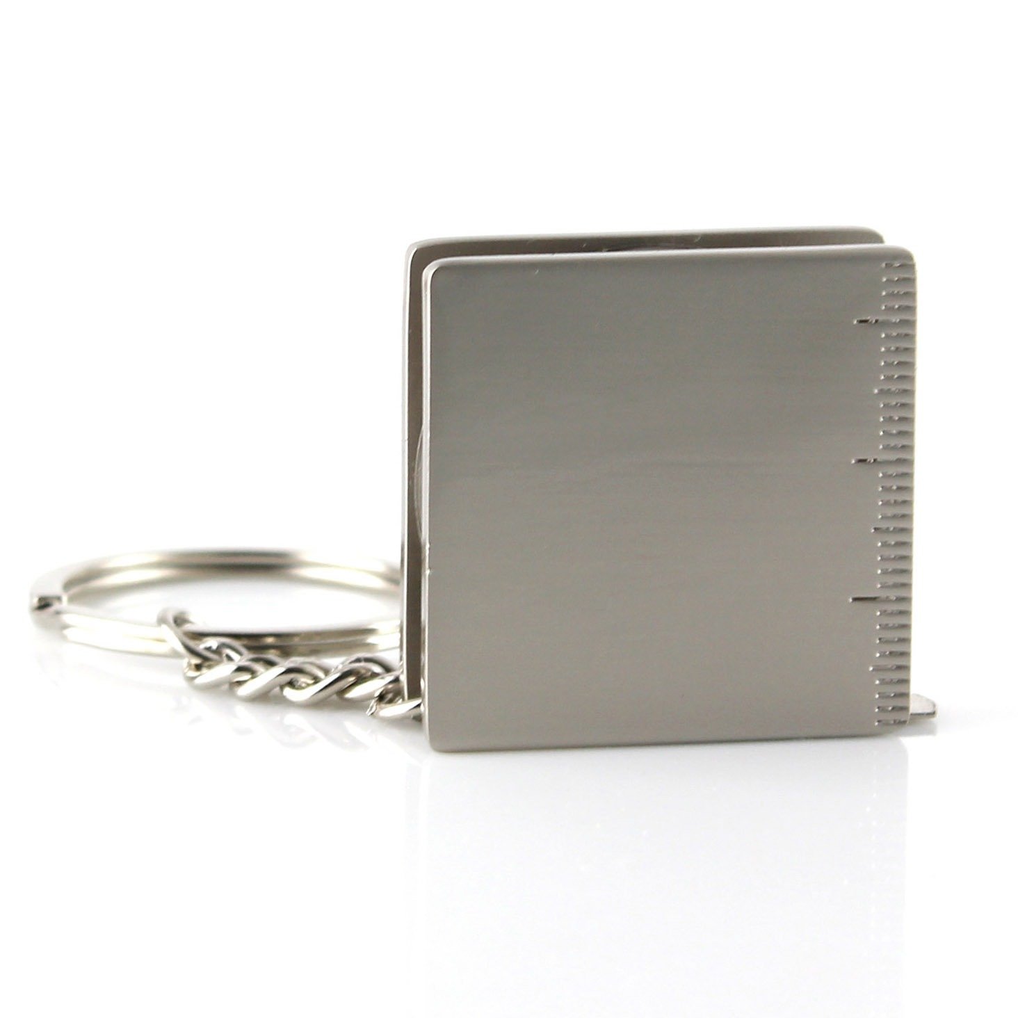 Mini Zinc Alloy Retractable Practical Tape Measure Tool Keychain