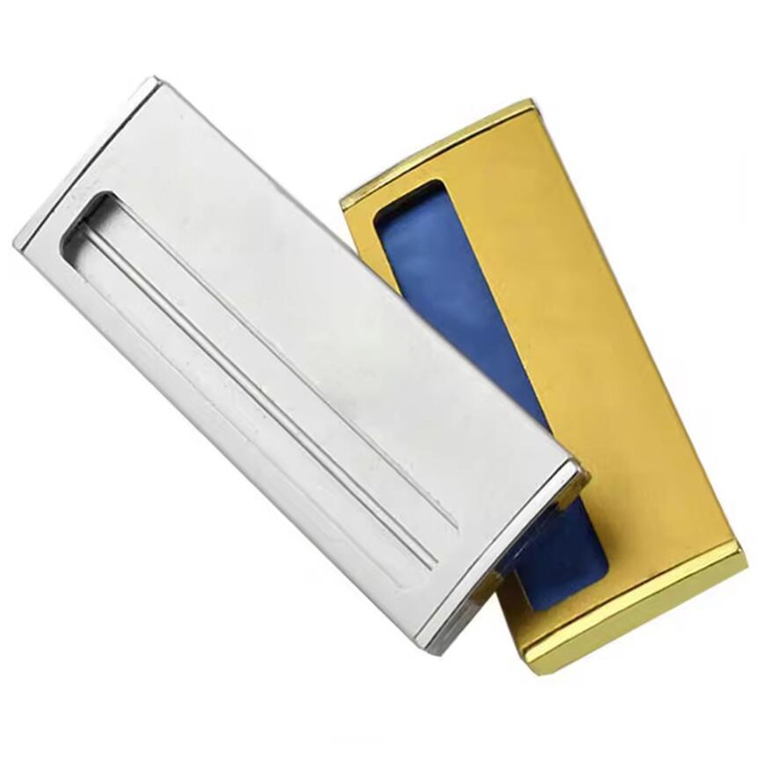 Custom Logo Rectangular Reusable Name Tag Pin Badge Holder Metal Sublimation Blank Magnetic Gold Staff Magnet Name Plate Badge