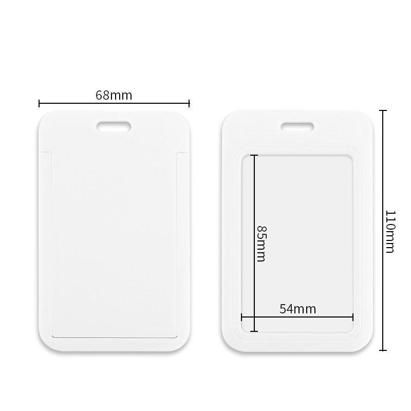 ABS Plastic Cartoon Tag Student Card Holder Set Work Card Set Badge Wholesale-for Promotional Lanyards