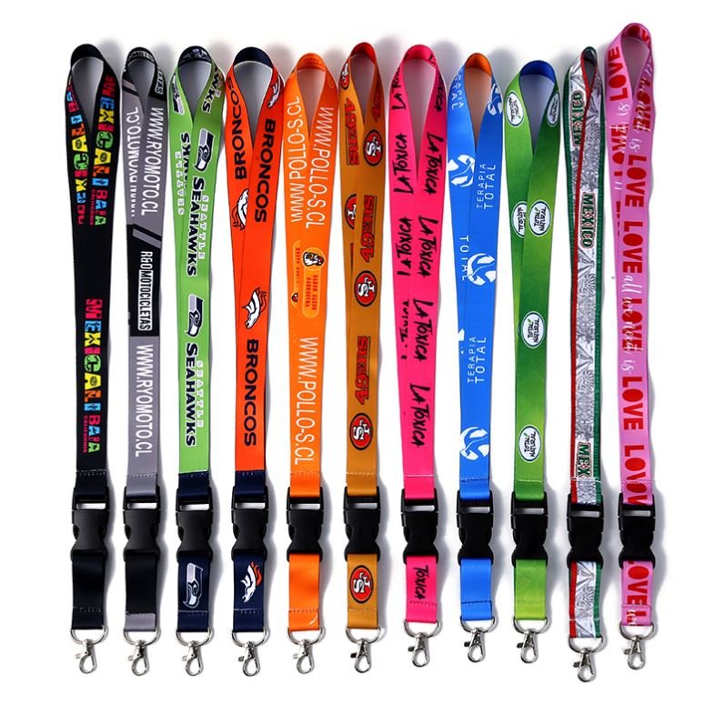 High Quality Custom Printing Logo Neck Polyester Lanyards With Logo Custom For Promotional