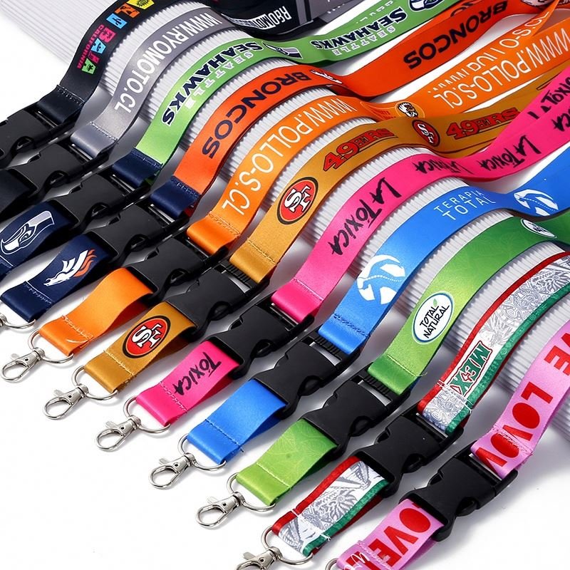 High Quality Custom Printing Logo Neck Polyester Lanyards With Logo Custom For Promotional