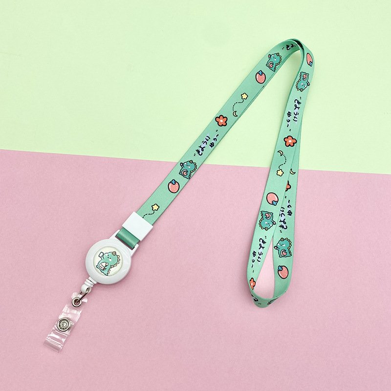 Vigreat 2025 New Custom With Logo Long Wrist Printed Id Card Badge Polyester Sublimated Keychain Lanyard