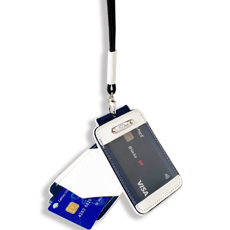Nylon Braided Adjustable Card & ID Badge Holder Comfortable Neck Lanyard