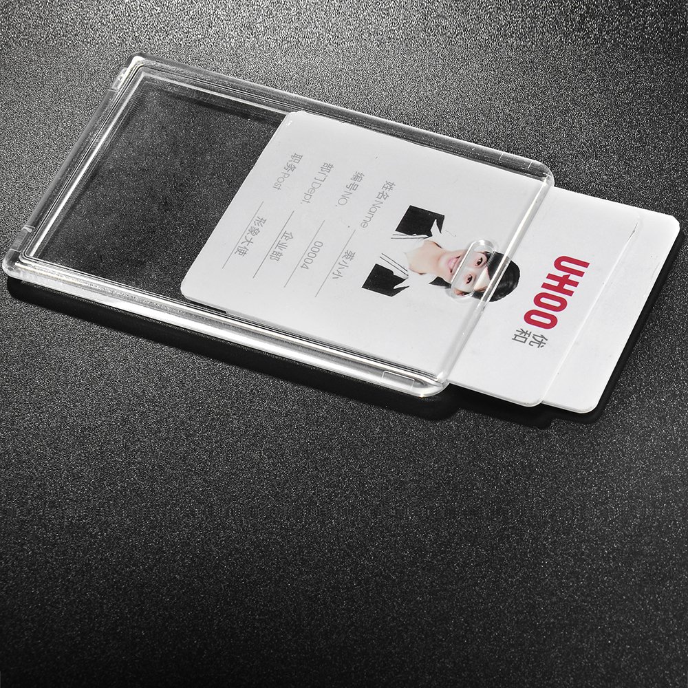 Acrylic Case Transparent Sleeves Double Side Clear Nurse Business ID Card Holder