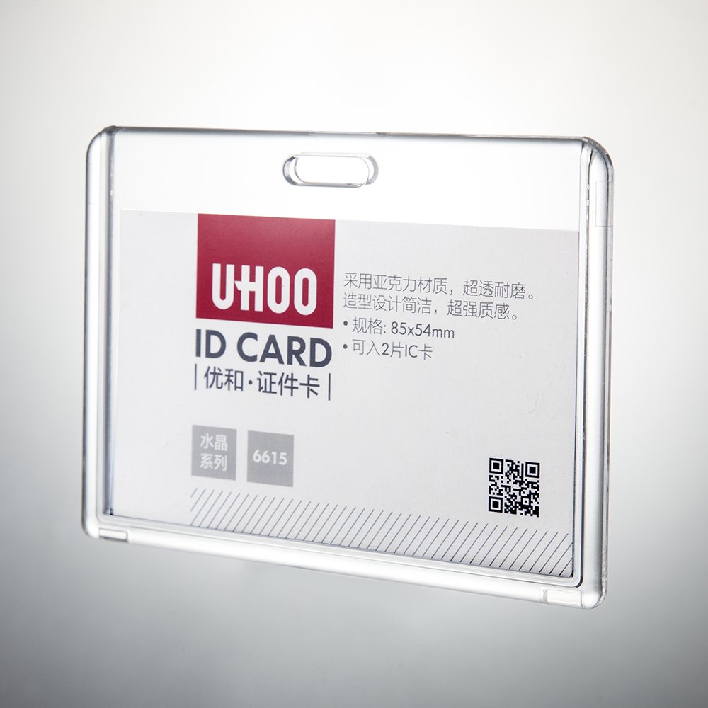 Acrylic Case Transparent Sleeves Double Side Clear Nurse Business ID Card Holder