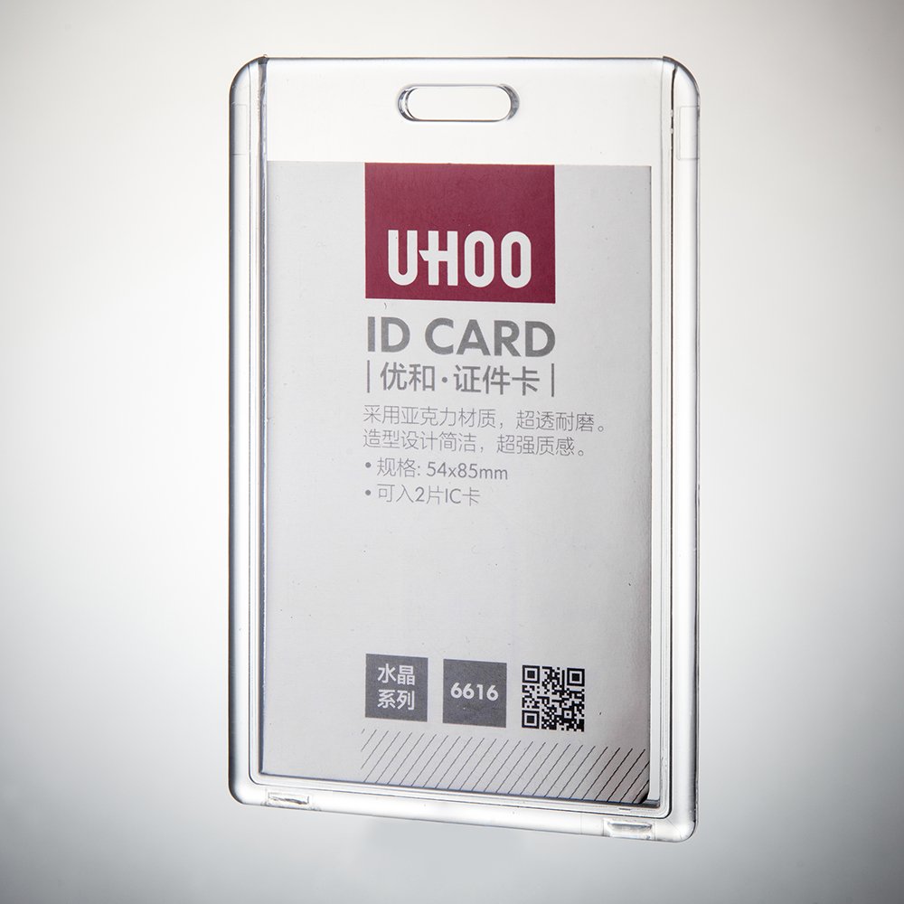 Acrylic Case Transparent Sleeves Double Side Clear Nurse Business ID Card Holder