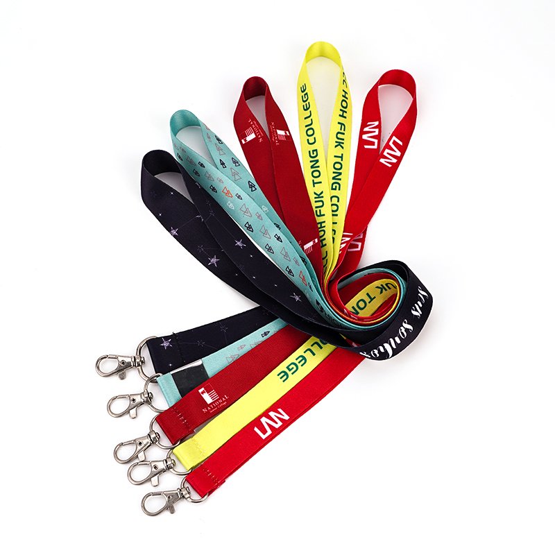 Factory Price Wholesale And Id Badge Holder Embroidered Security Customized Polyester Lanyards With Logo