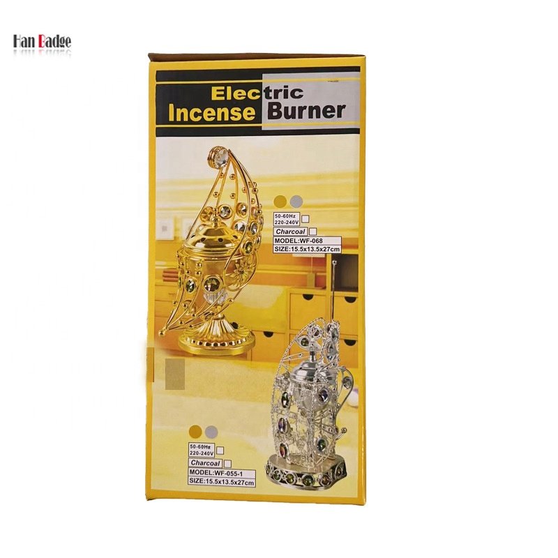 Luxury Middle East Style Metal Incense Burner Holder Oud Bakhoor