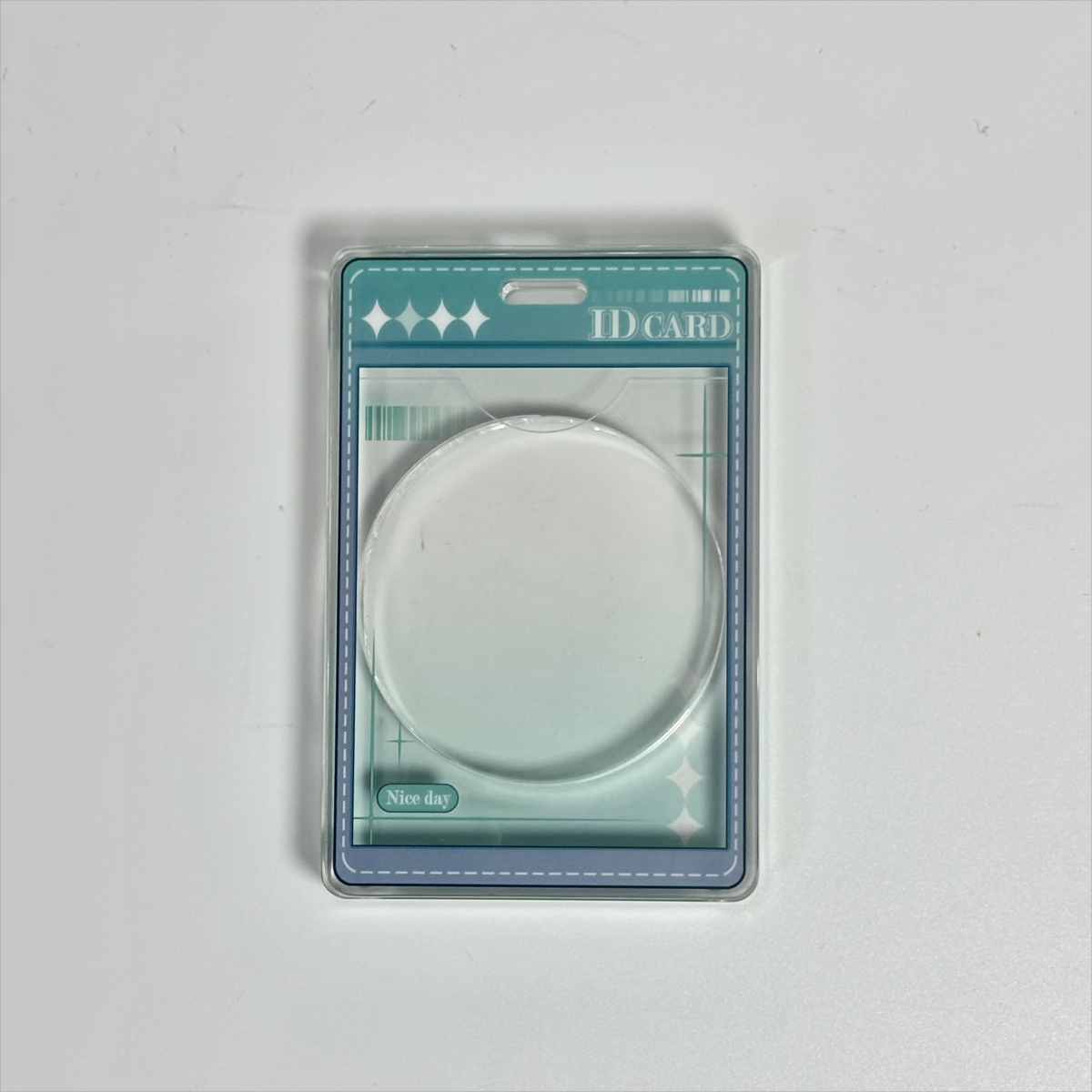 ID CARD Acrylic magnetic frame Vertical version- Plastic Frame for Badge anime decoration