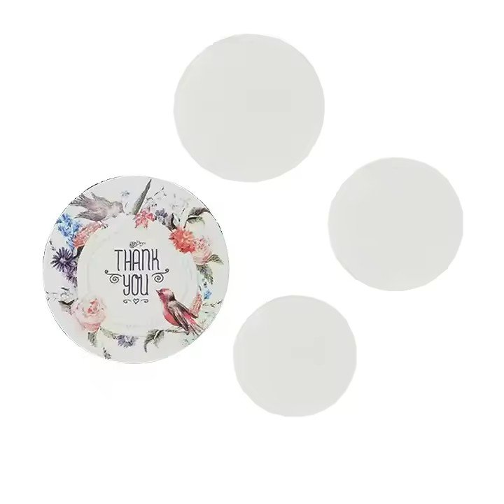 FastSub MDF Custom 3/4/5/6 Inch Round Sublimation Botton Name Pin Badges Waiter ID Name Tag