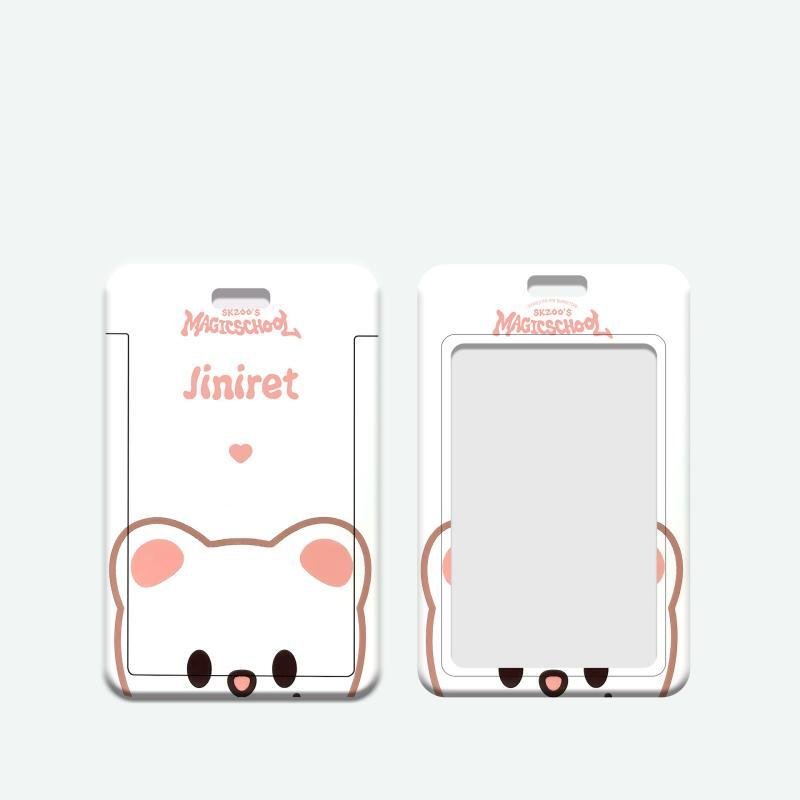 Kpop Stray kids bus card holder Identity Badge Holder gifts for kpop fans ABS Card Protector Sleeves Exhibition ID Card Holder