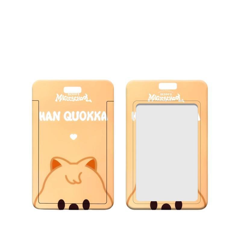 Kpop Stray kids bus card holder Identity Badge Holder gifts for kpop fans ABS Card Protector Sleeves Exhibition ID Card Holder