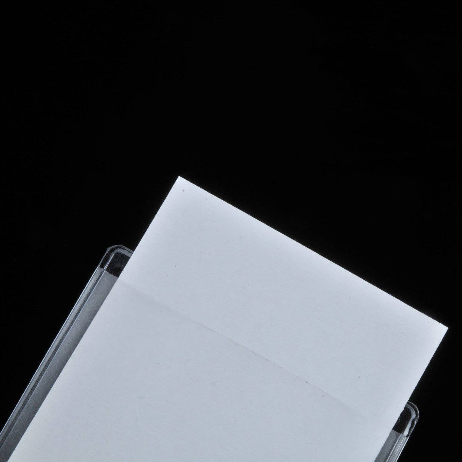Hot Sale Hard plastic PVC Name Badge Holder with Clips Employee ID Card Holder