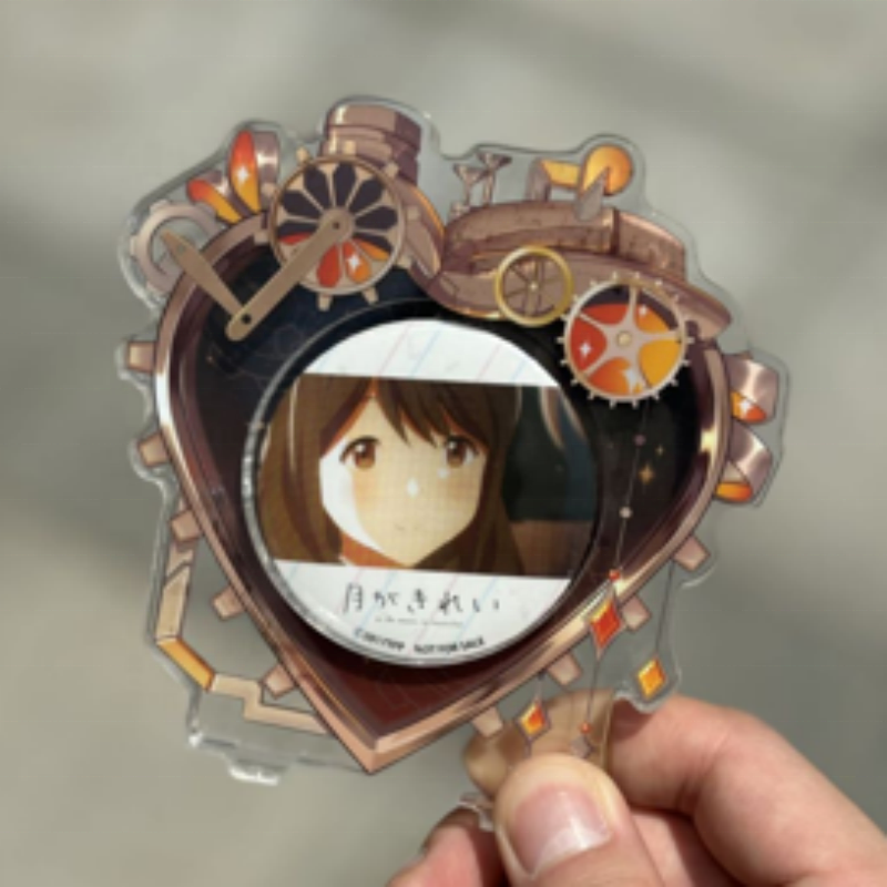 Mechanical Heart -red Acrylic magnetic frame -anime decoration