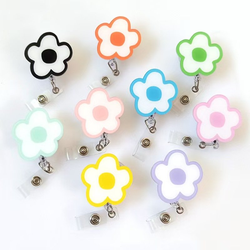 Popular Customized Acrylic Drip Adhesive ID Badge Epoxy Acrylic Badge Holders
