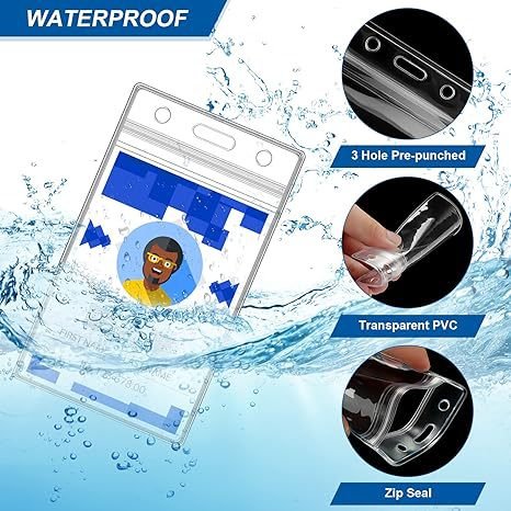 Good Selling Plastic Badge Holder Lanyard Card Holder China Water Proof Id Card Holder