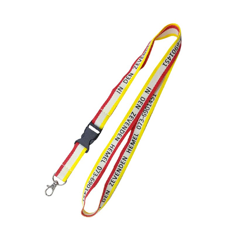 Original Factory lanyards with logo custom Printed Polyester ID Badge Neck custom lanyard