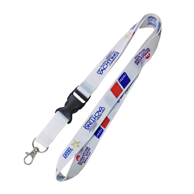 Original Factory lanyards with logo custom Printed Polyester ID Badge Neck custom lanyard