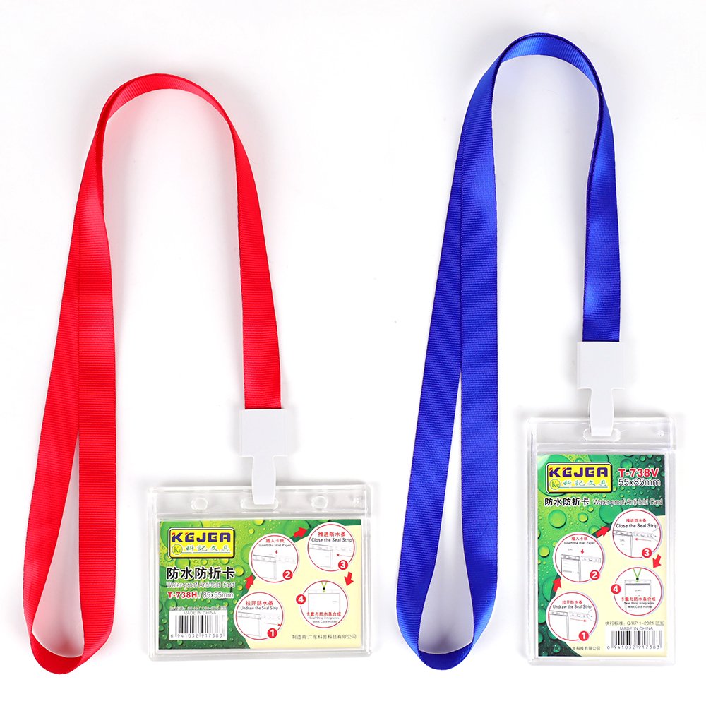 Plastic Card Holders Heavy Duty Card Holder Plastic Card Protector Cover Transparent Badge Holder Protector