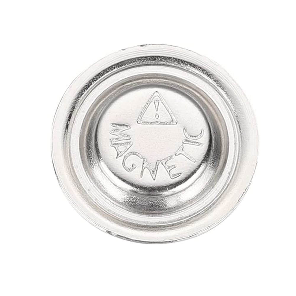 Metal Sliver Round Button Badge Magnets for ID Badge Holders
