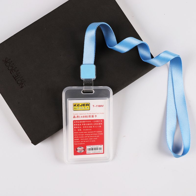 Kejea New design crystal double side clear card holder 2-4 cards collect sleeve T-1180