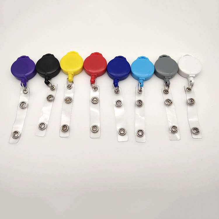 Popular nurse badge reels retractable id badge holder/yoyo badge reel retractable for gifts