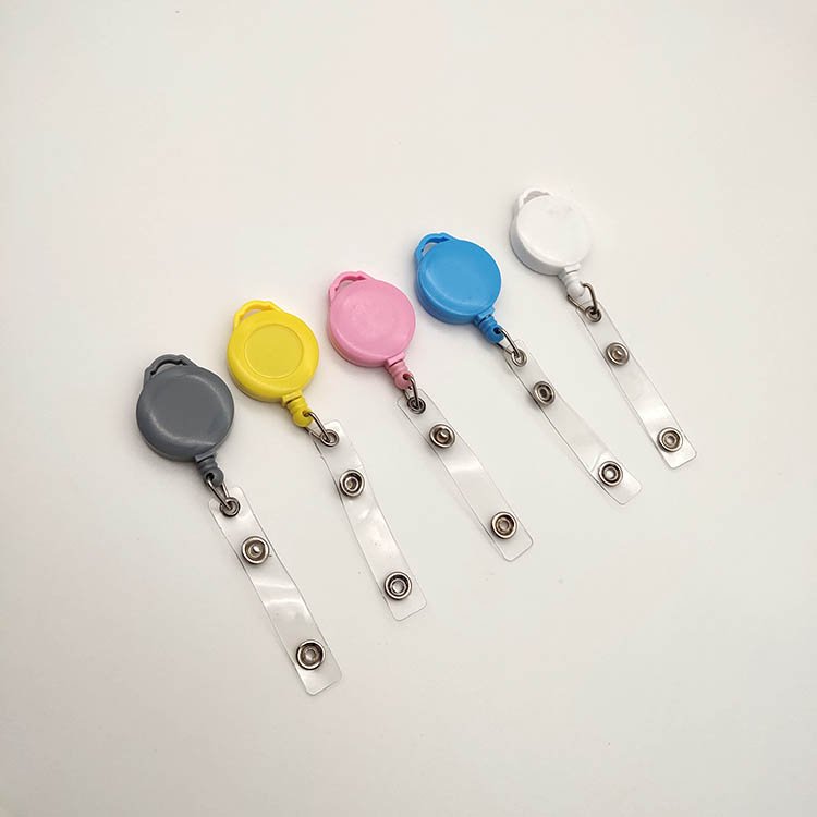 Popular nurse badge reels retractable id badge holder/yoyo badge reel retractable for gifts