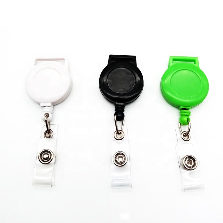 Popular nurse badge reels retractable id badge holder/yoyo badge reel retractable for gifts