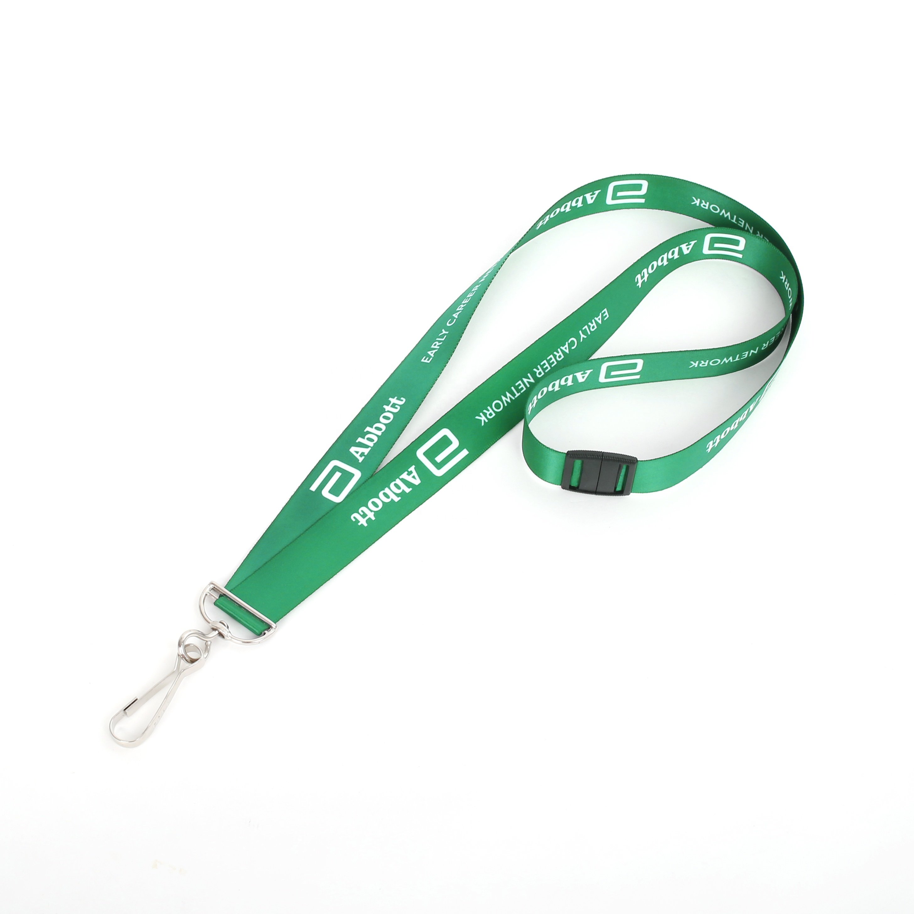 2.0mm Polyester Custom made No Stitches lanyard with logo business cell phone badge holder and ID card holder with lanyard