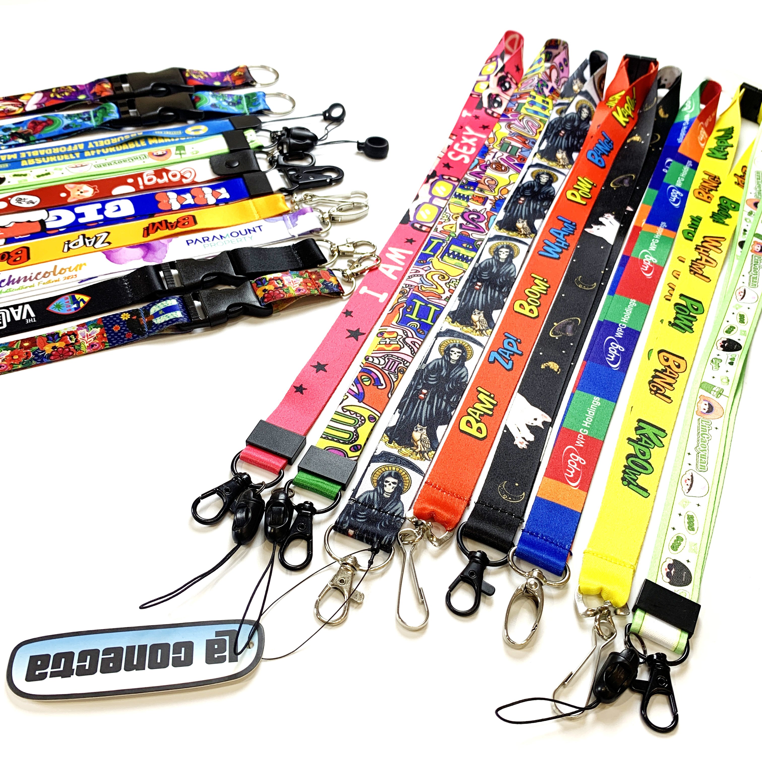 Airplane Round Embroidered Designer Country Luxury Cellphone Usb Stick Name Other Nylon Polyester Lanyards With Logo Custom