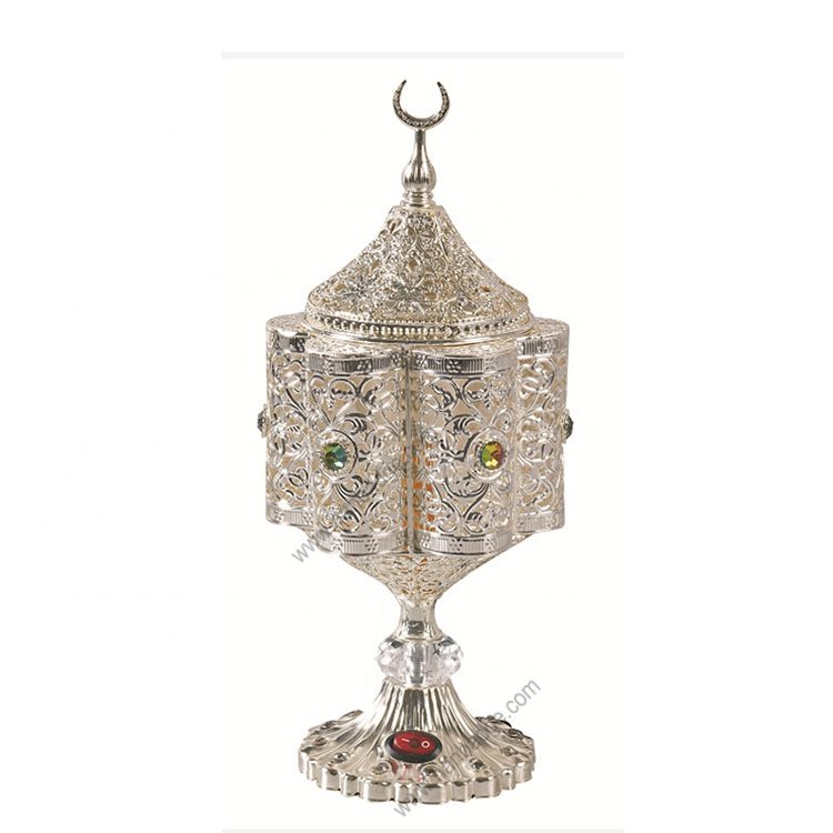 The Middle East Church Prayer Metal Censer Bakhoor Burner Electric Or Charcoal Style