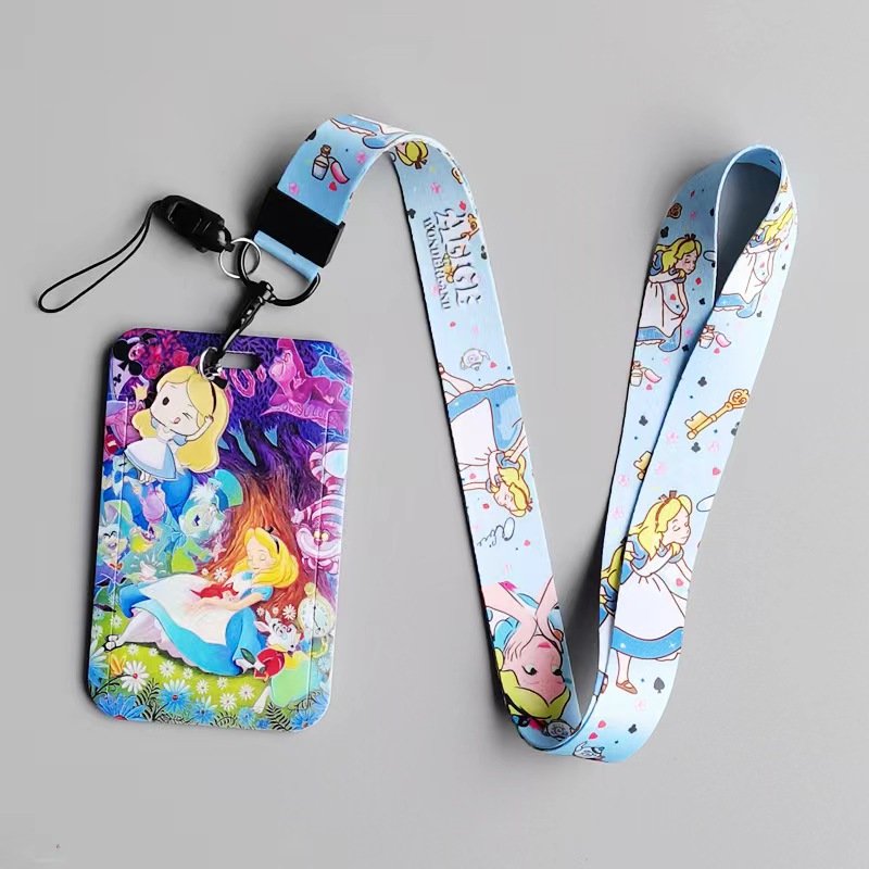New Style princess Cute Anime Neck Strap Lanyards Keychain Badge Holder ID Card Pass for Key Accessories Lanya
