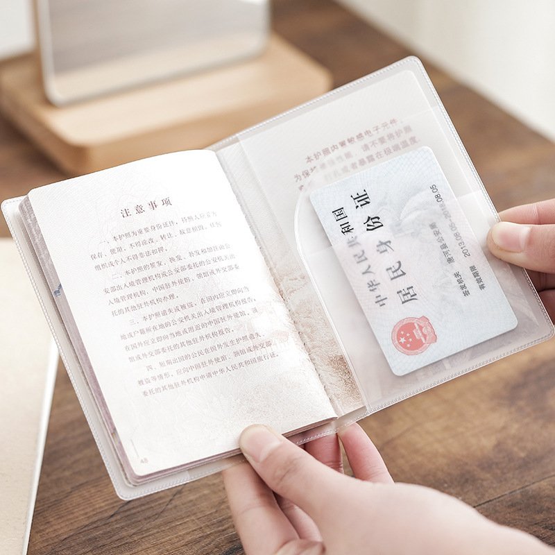 Wholesale Cheap New Pvc Plastic Id Card Passport Cover Custom Logo Card holders