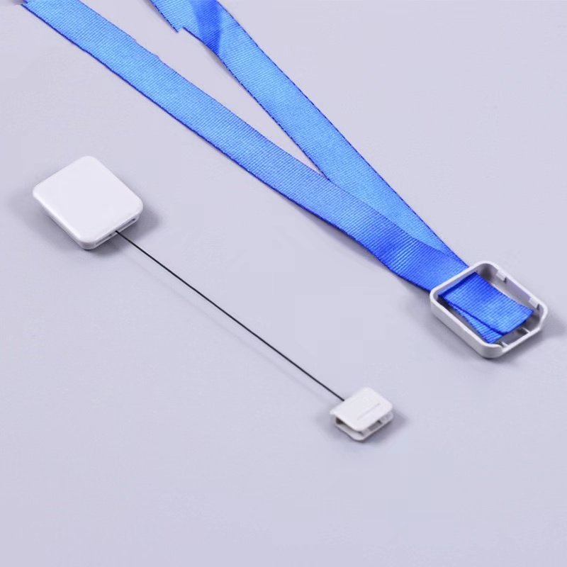 Plastic ID Card Work Card Holder Name Badge holder Retractable plastic buckle badge card clip telescopic Holder