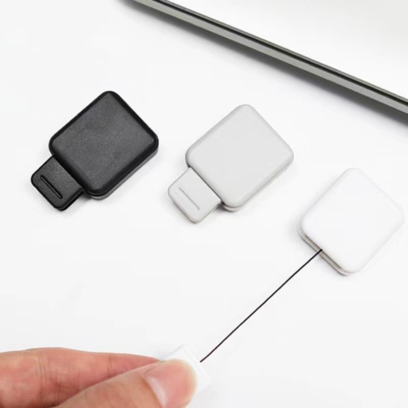 Plastic ID Card Work Card Holder Name Badge holder Retractable plastic buckle badge card clip telescopic Holder
