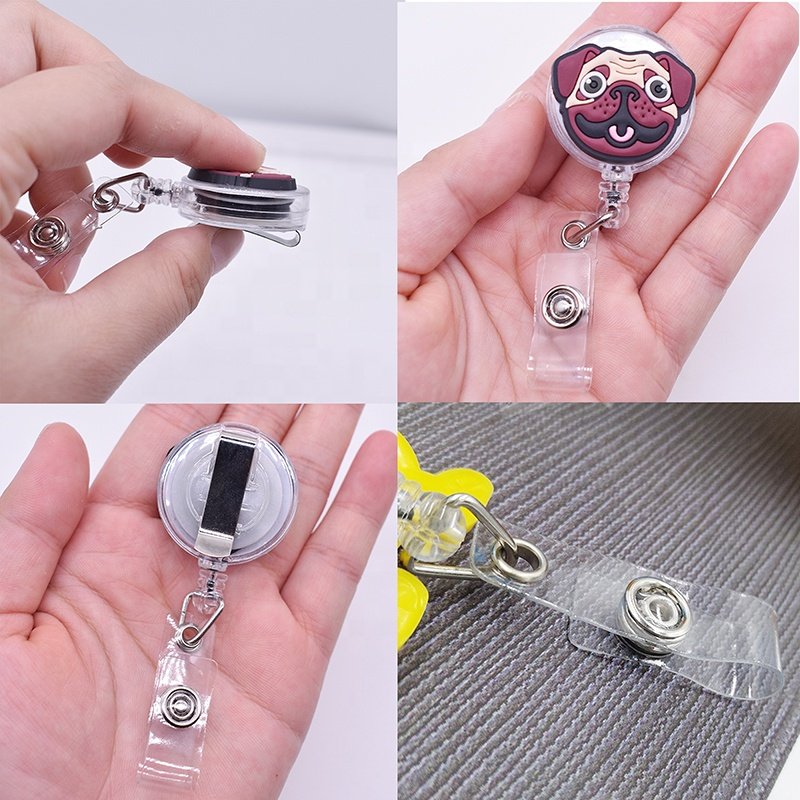 Wholesale Custom colored medical badge holder for nurses ID card