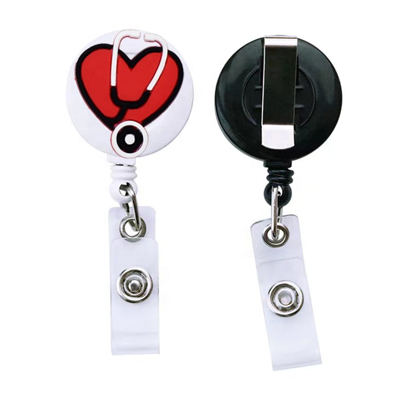Wholesale Custom colored medical badge holder for nurses ID card
