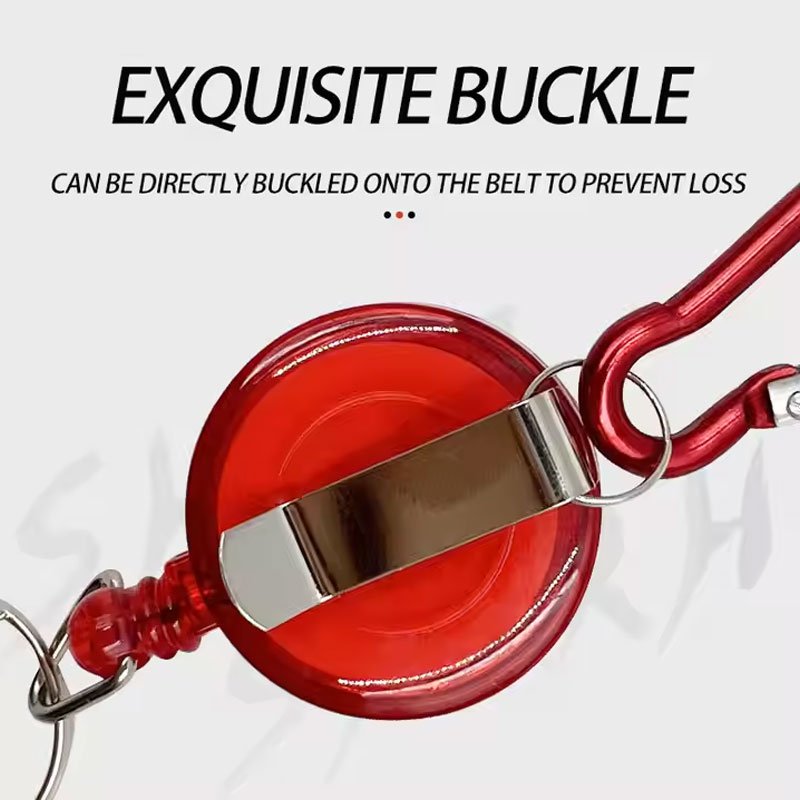 85cm Coiled Fish Line Elastic Rope Fishing Tackle Tool to Prevent Rod Drop and Lose Missed Fish Pole Rod Protector