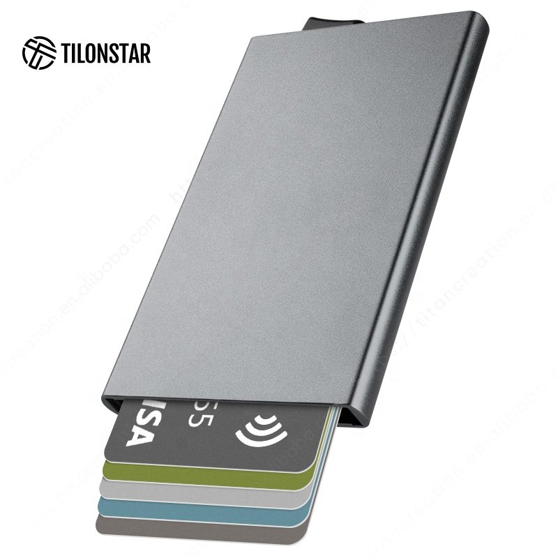 TILONSTAR TVC100 Card Protector Wallet Slim Business Rfid Card Holder Case For Men