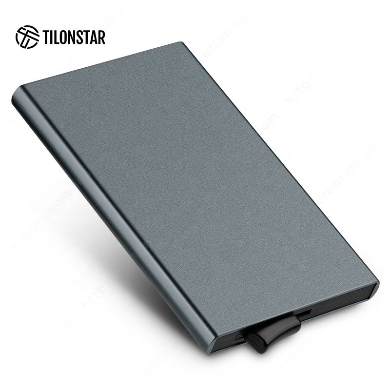 TILONSTAR TVC100 Card Protector Wallet Slim Business Rfid Card Holder Case For Men